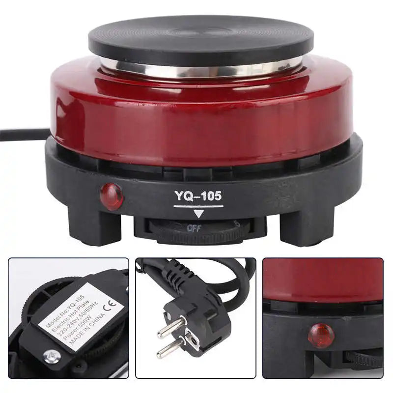 Mini Electric Stove Hot Plate Multifunction Induction Cooker Cooking Plate Water Heater Coffee Tea EU Plug 220V 500W