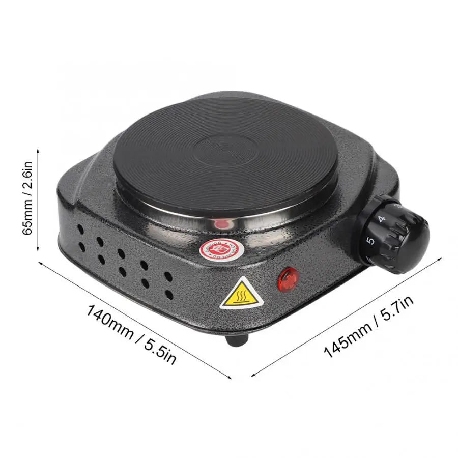 500 W Mini-Elektroherd, multifunktionale heiße Kochplatte, Heizofen für Milch, Wasser, Kaffee, Küche, Verwendung, EU 220–230 V
