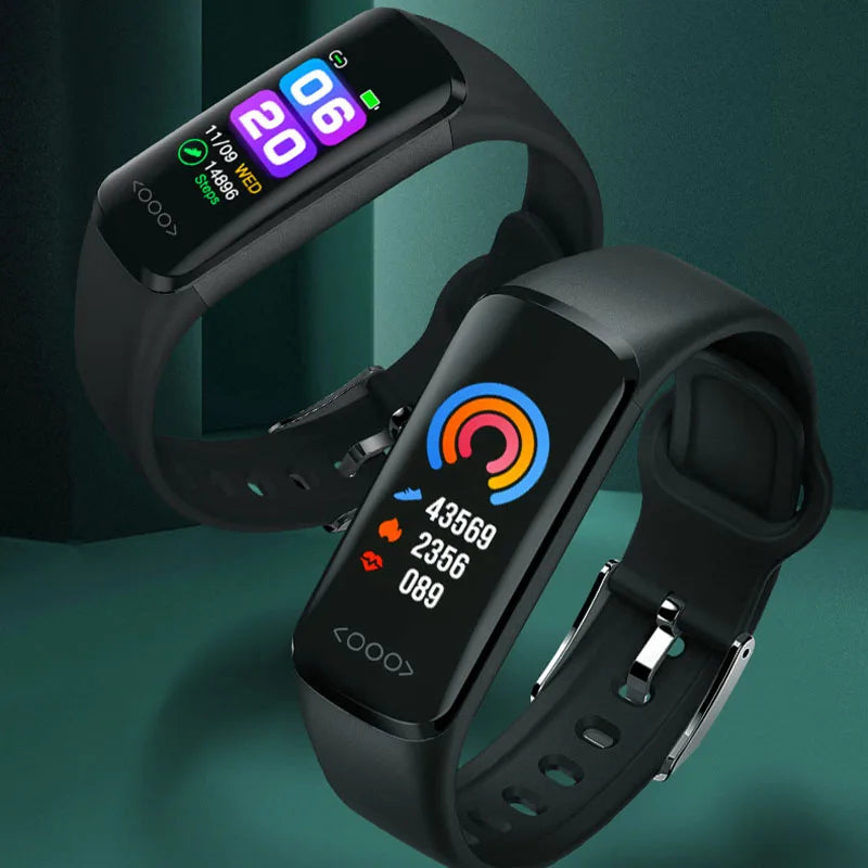 2024 New Men's Blood Sugar Smart Watch with ECG+PPG Heart Rate Blood Pressure Fitness Sports Bracelet Smart Watch for Women with Glucometer.