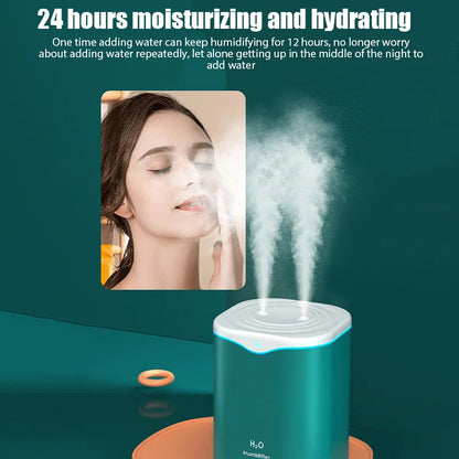 2000ML USB Luftbefeuchter Doppel Spray Port Ätherisches Öl Aromatherapie Luftbefeuchter Kühlen Nebel Maker Fogger Reinigen für Home Office