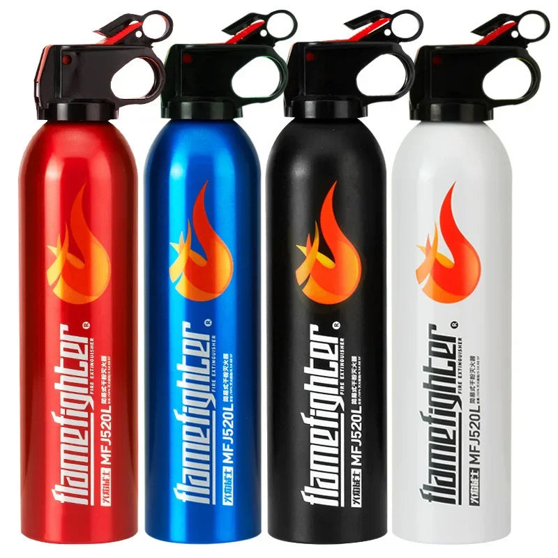 Extintor de fuego potente y compacto (FlameFighter). 520g Dry Powder Fire Fighter Large Spot Car Mounted Household Extinguisher