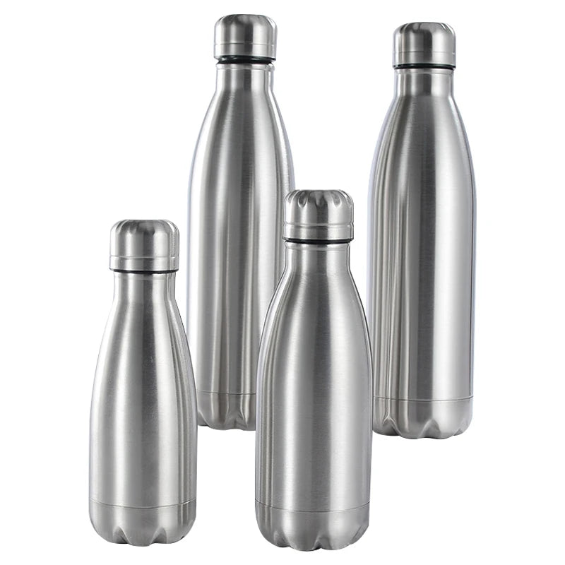 0.35/1 Litro  Botella de acero inoxidable - Outdoor Camping