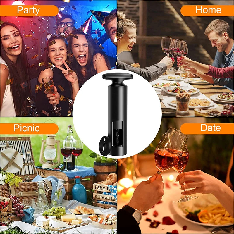 FLYMUYU Creative Wine Opener Manual Bottle Opener Corkscrew Sparkling Wine Kitchen Tool Corks Openers Useful Kitchen Accessories