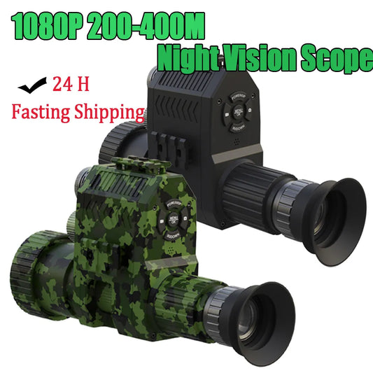 Megaorei Digital Night Vision Monocular Scope 100-200 200-400M Travel Infrared Camcorder Support Multi Language Photo Video Recording Photo Video Recording Multiple Language Megaorei