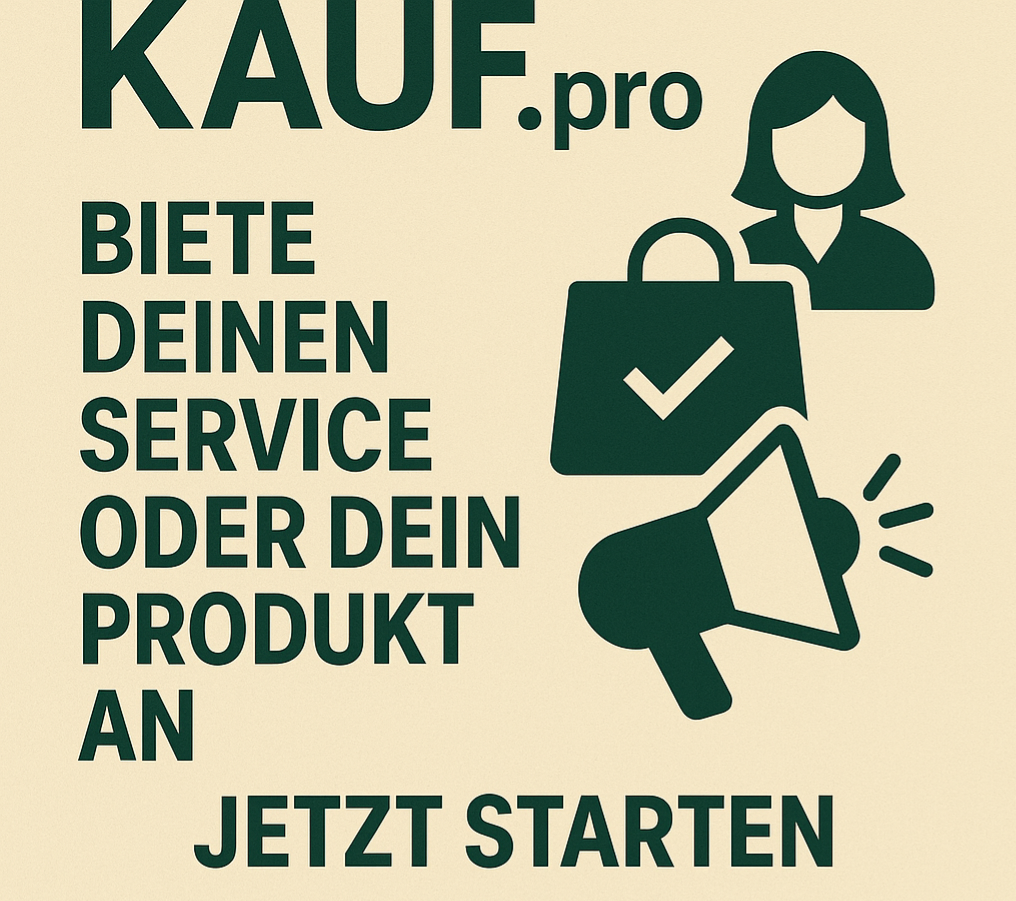 KAUF.PRO – Ihr eigener Name im Internet. Einfach und unkompliziert - Jahresgebühr